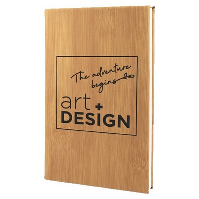 Bamboo Faux Leather Sketch Book, 5 1/4" x 8 1/4"